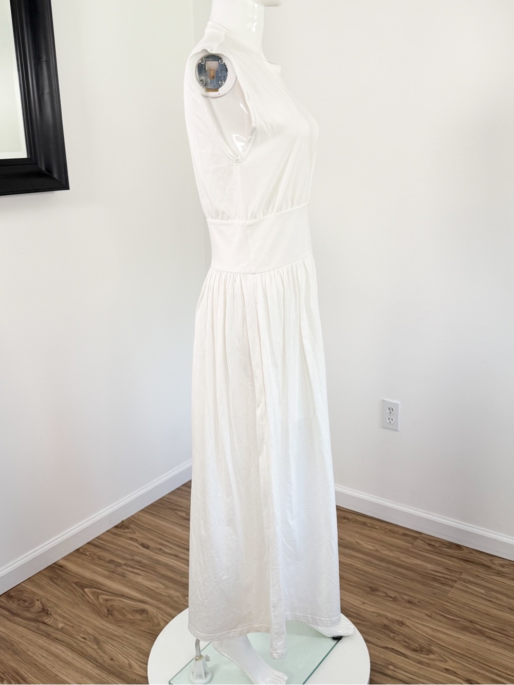Toteme Sleeveless Cotton T-Shirt Dress Size Medium - Picture 8 of 14